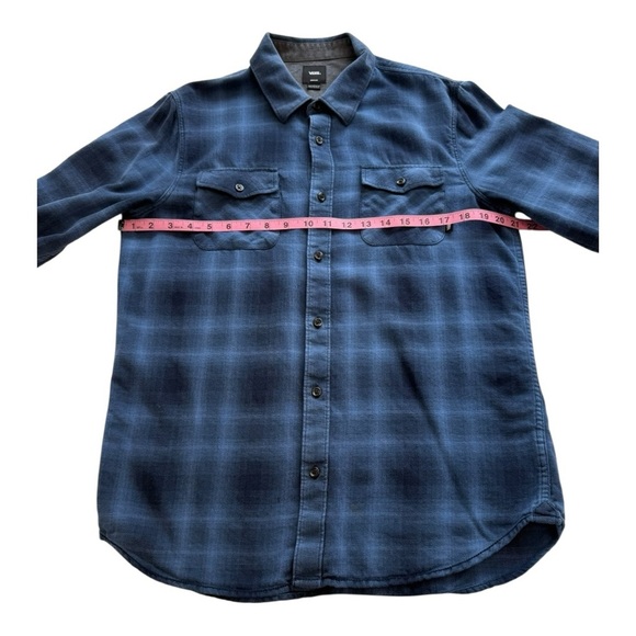 Vans | Off The Wall Plaid Button Down Flannel Shirt - Size Medium - Picture 6 of 10